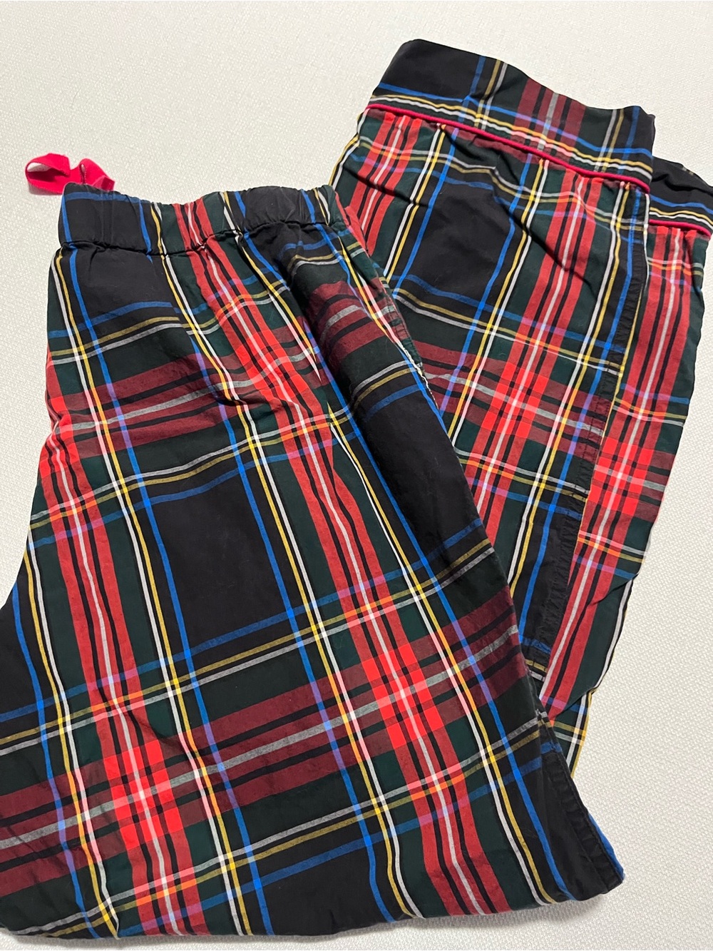 J Crew Plaid Button-Up Pajama Set size medium - Picture 4 of 7